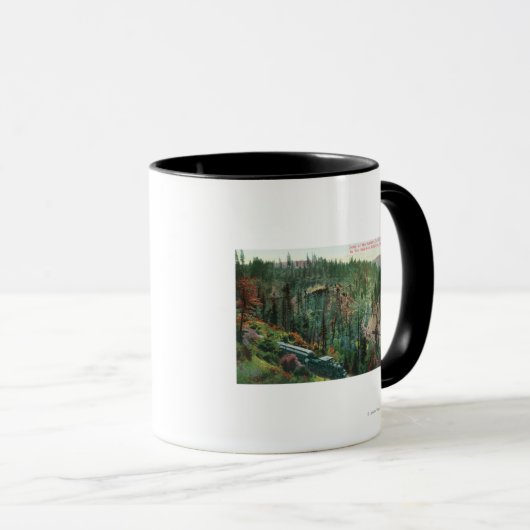 Uitzicht van de spoorweg mok (Voorkant rechts)