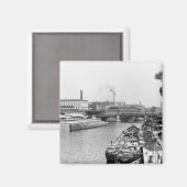 Uitzicht van de Spree, Berlijn, c.1910 Magneet (Voorkant / Achterkant)