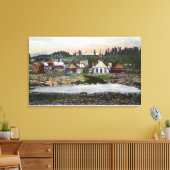 Uitzicht van de Springs en de stad Canvas Afdruk (Insitu (Woonkamer))