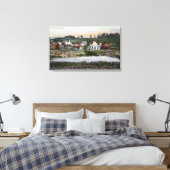 Uitzicht van de Springs en de stad Canvas Afdruk (Insitu (Slaapkamer))