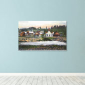 Uitzicht van de Springs en de stad Canvas Afdruk (Insitu (Houten vloer))