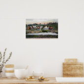 Uitzicht van de Springs en de stad Poster (Keuken)