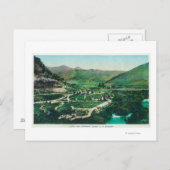 Uitzicht van de SpringsLava Hot Springs, ID Briefkaart (Voorkant / Achterkant)