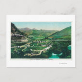Uitzicht van de SpringsLava Hot Springs, ID Briefkaart (Voorkant)