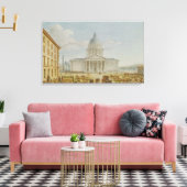Uitzicht van de St. Genevieve kerk, Canvas Afdruk (Insitu (Woonkamer))