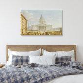 Uitzicht van de St. Genevieve kerk, Canvas Afdruk (Insitu (Slaapkamer))