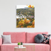Uitzicht van de staat Camden Hills door Herfst Tre Canvas Afdruk (Insitu (Woonkamer))