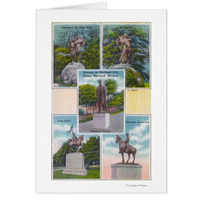 Uitzicht van de Staatsposten in de parken van Port (Voorkant)