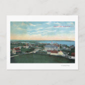 Uitzicht van de stad 2 briefkaart (Voorkant)