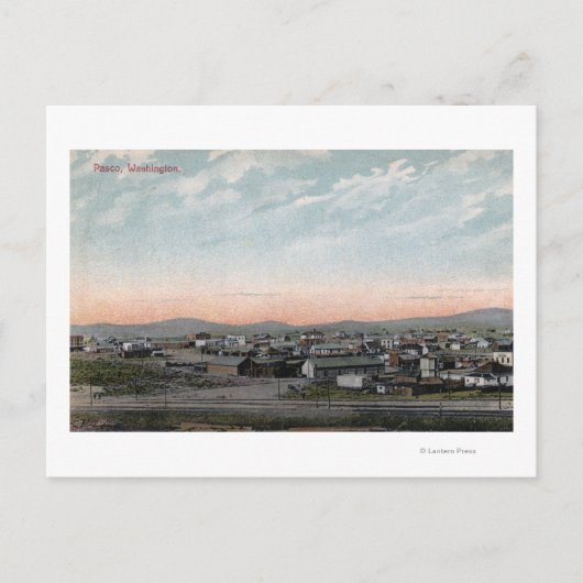 Uitzicht van de stad 4 briefkaart (Voorkant)