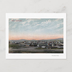 Uitzicht van de stad 4 briefkaart