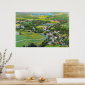 Uitzicht van de stad 6 poster (Keuken)