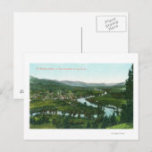 Uitzicht van de stad aan de St. Joe Briefkaart (Voorkant / Achterkant)