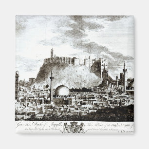 Uitzicht van de stad Aleppo, Syrië Magneet