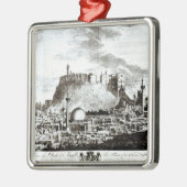 Uitzicht van de stad Aleppo, Syrië Metalen Ornament (Links)