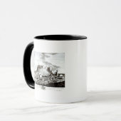 Uitzicht van de stad Aleppo, Syrië Mok (Voorkant links)