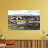 Uitzicht van de stad Alturas, CA Canvas Afdruk (Insitu (Woonkamer))