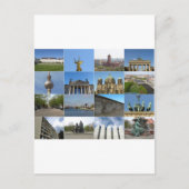 Uitzicht van de stad Berlijn in Duitsland Briefkaart (Voorkant)