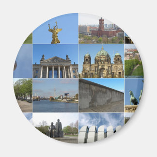 Uitzicht van de stad Berlijn in Duitsland Magneet