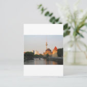 Uitzicht van de stad Berlijn op de Spree Briefkaart (Staand voorkant)