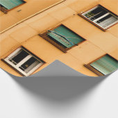 Uitzicht van de stad Bilbaoflat, architec Cadeaupapier (Hoek)