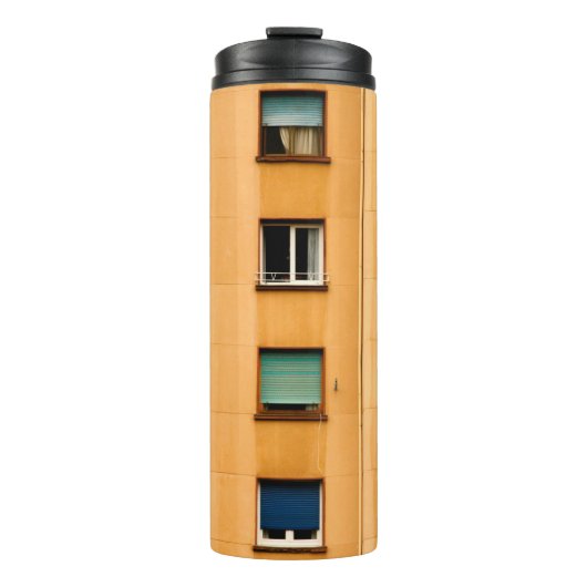 Uitzicht van de stad Bilbaoflat, architec Thermosbeker (Voorkant)