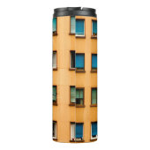 Uitzicht van de stad Bilbaoflat, architec Thermosbeker (Achterkant)
