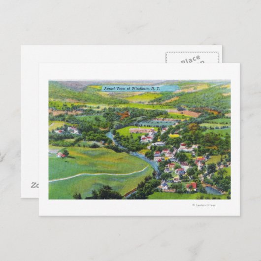 Uitzicht van de stad briefkaart (Voorkant / Achterkant)