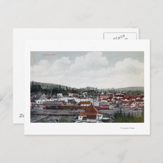 Uitzicht van de stad briefkaart (Voorkant / Achterkant)