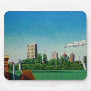 Uitzicht van de stad Canning Muismat