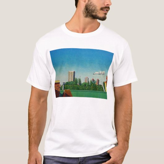 Uitzicht van de stad Canning T-shirt (Voorkant)