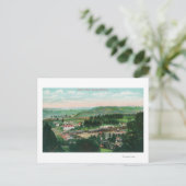 Uitzicht van de stad Colfax, CA Briefkaart (Staand voorkant)