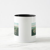 Uitzicht van de stad Colfax, CA Mok (Midden)