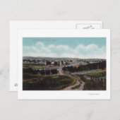 Uitzicht van de stad Dallas vanuit de lucht, OF Briefkaart (Voorkant / Achterkant)