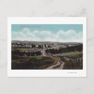 Uitzicht van de stad Dallas vanuit de lucht, OF Briefkaart