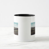 Uitzicht van de stad Dallas vanuit de lucht, OF Mok (Midden)