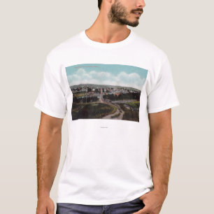 Uitzicht van de stad Dallas vanuit de lucht, OF T-shirt