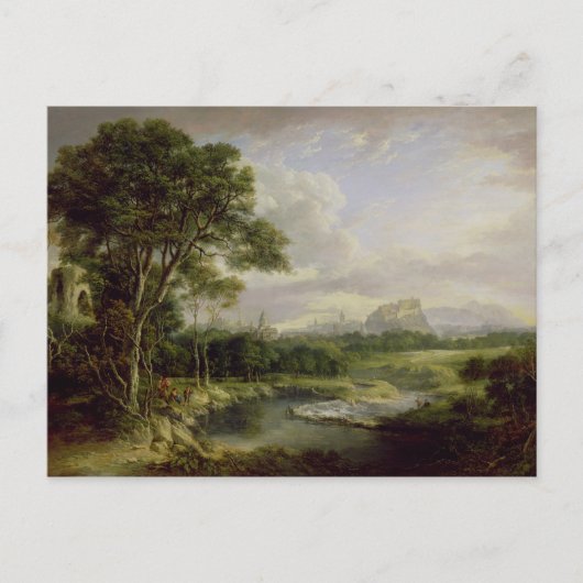 Uitzicht van de stad Edinburgh, c.1822 (olie op he Briefkaart (Voorkant)