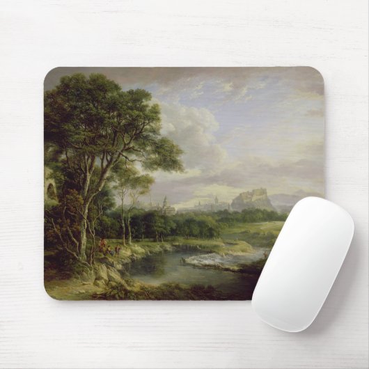 Uitzicht van de stad Edinburgh, c.1822 (olie op he Muismat (Met muis)