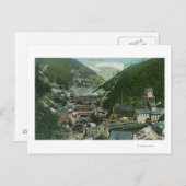 Uitzicht van de stad en de bergenBurke, ID Briefkaart (Voorkant / Achterkant)