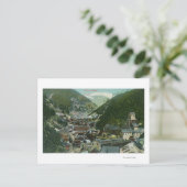 Uitzicht van de stad en de bergenBurke, ID Briefkaart (Staand voorkant)