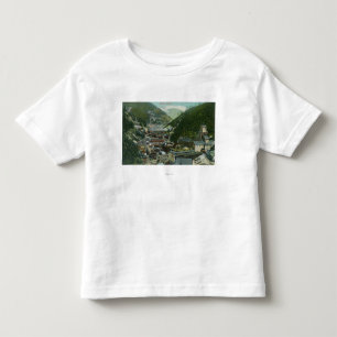 Uitzicht van de stad en de bergenBurke, ID Kinder Shirts