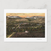 Uitzicht van de stad en de vallei briefkaart (Voorkant)