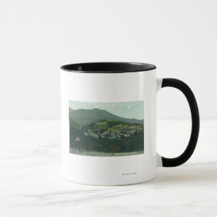 Uitzicht van de stad en Mt. Tamalpais Mok