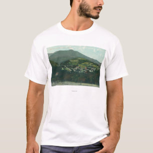 Uitzicht van de stad en Mt. Tamalpais T-shirt