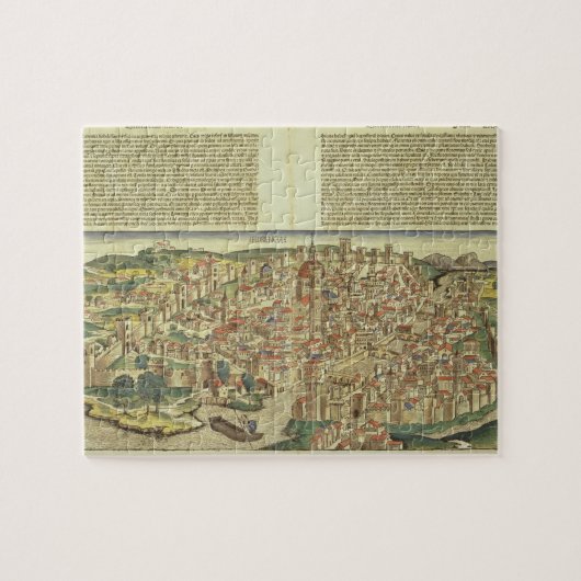 Uitzicht van de stad Florence, Nure Legpuzzel (Horizontaal)
