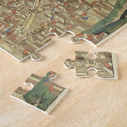 Uitzicht van de stad Florence, Nure Legpuzzel (Zijkant)