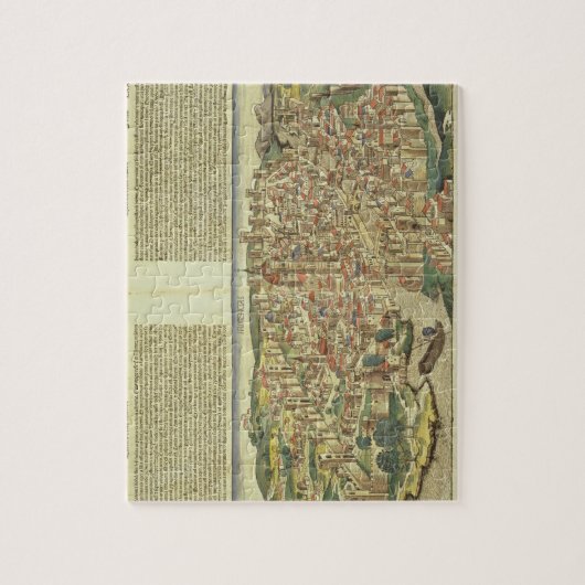 Uitzicht van de stad Florence, Nure Legpuzzel (Verticaal)