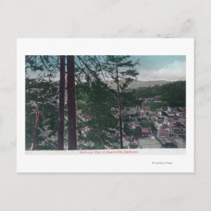 Uitzicht van de stad Guerneville, CA Briefkaart