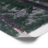 Uitzicht van de stad Guerneville, CA Poster (Hoek)